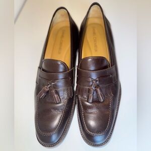 CREMIEUX MENS BROWN TASSEL LOAFERS SZ 12